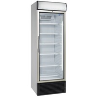 Vitrine T° positive | Ventilée | 500 Litres | avec caisson lumineux | 680x655x2090(h)mm