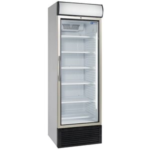 Diamond Vitrine T° positive | Ventilée | 500 Litres | avec caisson lumineux | 680x655x2090(h)mm