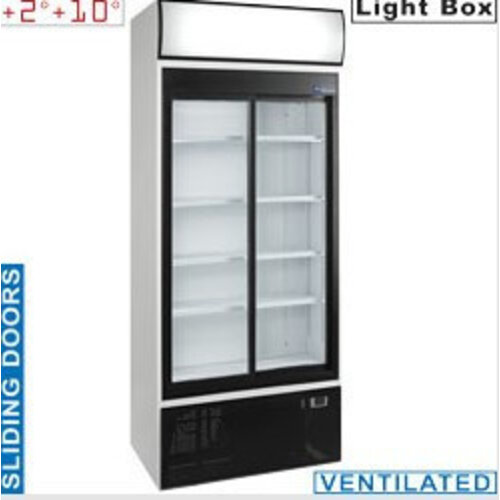 Diamond Vitrine Réfrigérée LED | 760 Litres | 2 portes coulissantes | R290 | 890x740x1990(h)mm