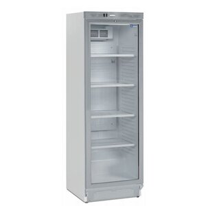 Diamond Vitrine Ventilée T° positive | 380 Litres | Porte en Verre | 595x600x1840(h)