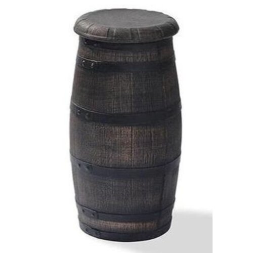 CHRselect Tonneau | Tabouret Haut | Marron | Lot de 4