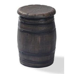 CHRselect Tonneau | Tabouret Bas | Marron | Lot de 4 CHRselect Tonneau | Tabouret Bas | Marron | Lot de 4