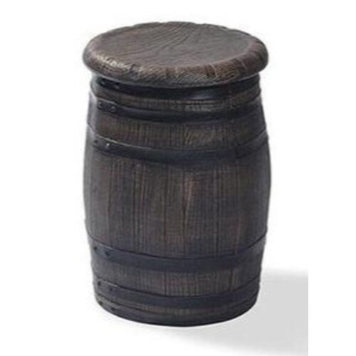 CHRselect Tonneau | Tabouret Bas | Marron | Lot de 4 CHRselect Tonneau | Tabouret Bas | Marron | Lot de 4