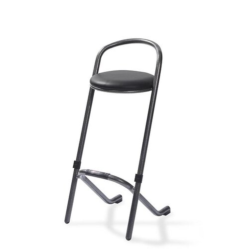 CHRselect Tabouret de Bar | Empilable | Noir | 5 Kg |460x460x(H)980 mm |Lot de 10