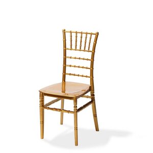 CHRselect Chaise de Mariage | Tiffany | Doré | 4Kg | 430x410x(H)920 mm |Lot de 28