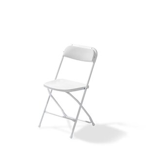 CHRselect Chaise Pliante | Budget | Blanc| 3 Kg |550x440x(H)800 mm |Lot de 20
