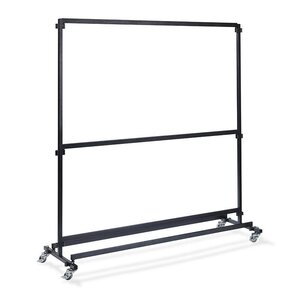 CHRselect Vestiaire | 2 mètre | Sans Crochets | Noir | 1920x600x(H)2000 mm