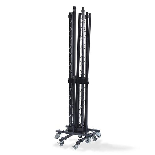 CHRselect Chariot vestiaires | Petit | Martelé | 230x250x(H)830mm