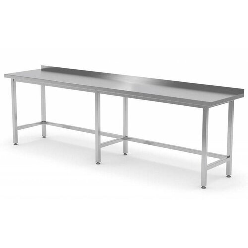 CHRselect Table de Travail | Inox | Rebord | Sans Etagère | HEAVY DUTY | 400(l)x600(p)mm | Choix de 16 Largeurs