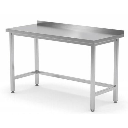 CHRselect Table de Travail | Inox | Rebord | Sans Etagère | HEAVY DUTY | 400(l)x600(p)mm | Choix de 16 Largeurs