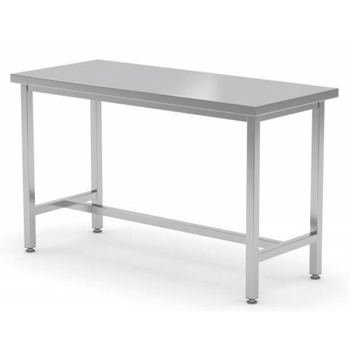 CHRselect Table de Travail | Inox Sans Etagère | avec Barres de Renforcement | HEAVY DUTY | 2000(l)x700(p)mm | Choix de 9 Largeurs
