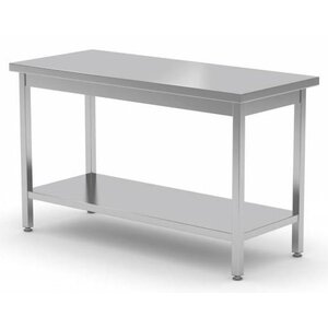 CHRselect Table Centrale INOX | Etagère Basse | HEAVY DUTY | 800(l)x700(p)mm | Choix de 12 Largeurs