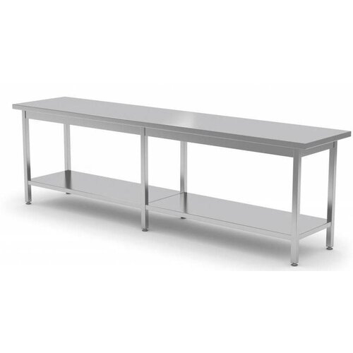 CHRselect Table Centrale INOX | Etagère Basse | HEAVY DUTY | 800(l)x700(p)mm | Choix de 12 Largeurs