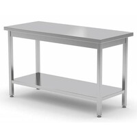 Table Centrale INOX | Etagère Basse | HEAVY DUTY | 800(l)x800(p)mm | Choix de 12 Largeurs