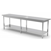 Table Centrale INOX | Etagère Basse | HEAVY DUTY | 2000(l)x800(p)mm | Choix de 9 Largeurs