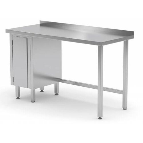 CHRselect Table de Travail | INOX | 1 Porte Battante (Gauche) | Rebord | 800(l)x700(p)mm | Choix de 12 Largeurs CHRselect Table de Travail | INOX | 1 Porte Battante (Gauche) | Rebord | 800(l)x700(p)mm | Choix de 12 Largeurs