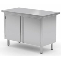 Meuble INOX | Double-Face | 4 Portes Battantes | HEAVY DUTY | 800(l)x700(p)mm | Choix de 6 Largeurs