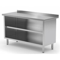 Armoire avec Plan de Travail | Inox | avec Etagère | HEAVY DUTY | 500(l)x700(p)mm | Choix de 14 Largeurs