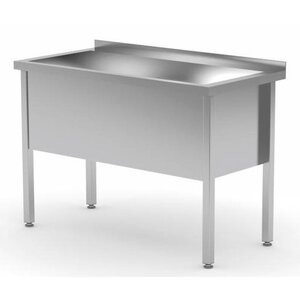 CHRselect Lavabo XL | INOX | Evier 400(h)mm | Rebord | 700(l)x600(p)mm | Choix de 6 Largeurs