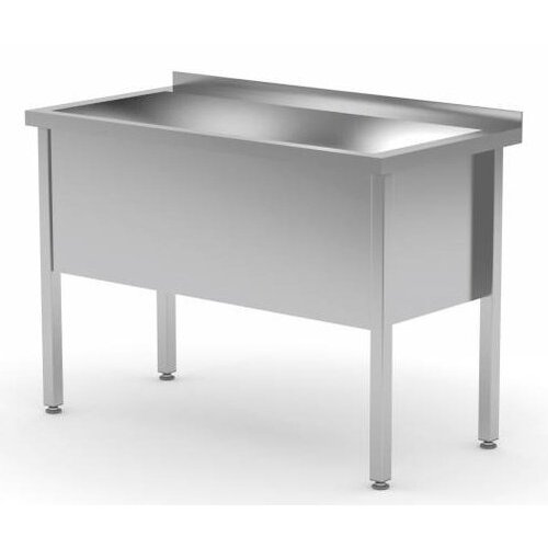 CHRselect Lavabo XL | INOX | Evier 400(h)mm | Rebord | HEAVY DUTY | 700(l)x700(p)mm | Choix de 6 Largeurs