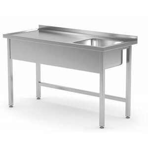 CHRselect Evier | INOX | Evier XXL 500x400x250(h)mm | 700(l)x700(p)mm | Choix de 10 Largeurs