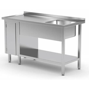 CHRselect Evier | Etagère Basse | 1 Porte Battante | Evier 400x400x250(h)| 1000(l)x600(p)mm | Choix de 10 Largeurs CHRselect Evier | Etagère Basse | 1 Porte Battante | Evier 400x400x250(h)| 1000(l)x600(p)mm | Choix de 10 Largeurs