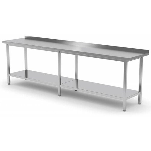 CHRselect Table de Travail | Inox | Etagère Basse | Rebord | HEAVY DUTY | 2000(l)x700(p)mm | Choix de 9 Largeurs CHRselect Table de Travail | Inox | Etagère Basse | Rebord | HEAVY DUTY | 2000(l)x700(p)mm | Choix de 9 Largeurs