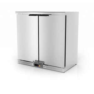 Coreco Arrière-Bar 2 Portes | INOX | 2 Niveaux Réglables | 200 Litres | 92,5x52x(H)90cm Coreco Arrière-Bar 2 Portes | INOX | 2 Niveaux Réglables | 200 Litres | 92,5x52x(H)90cm