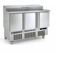 Saladette 3 Portes | 8x 1/4GN | 136,5x70x(H)112cm