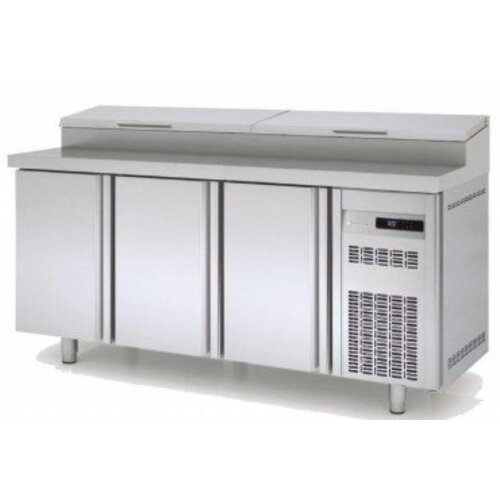 Coreco Saladette 3 Portes | 10x GN 1-4 | 1795x700x(h)1043mm