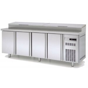 Coreco Saladette 4 Portes | 13x GN 1-3| 2545x800x(h)1043mm Coreco Saladette 4 Portes | 13x GN 1-3| 2545x800x(h)1043mm