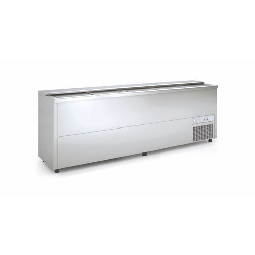 Coreco Bar Comptoir Réfrigéré Inox | 720 Litres | 2480x550x(h)850mm