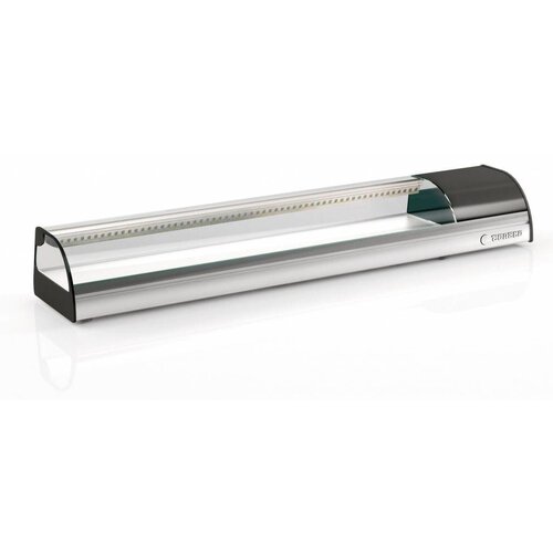 Coreco Vitrine à Sushi | INOX | BCCS-4 | Convient aux plaques GN 1-3 | 105x41x(H)25,5cm