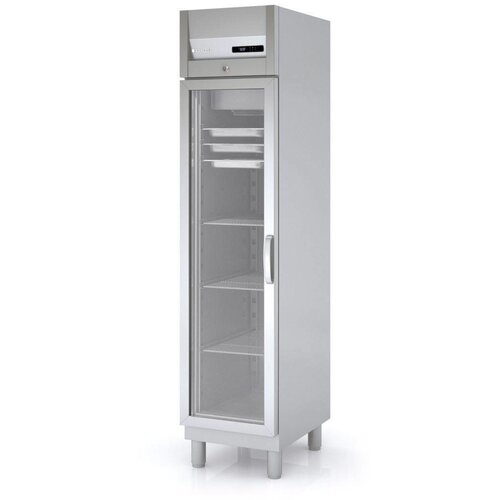 Coreco Réfrigérateur | INOX | Porte en Verre | Contrôleur Numérique | ACGE-50 | Adapté aux Grilles GN 1-1 | 46x66.5x (H) 207.5cm Coreco Réfrigérateur | INOX | Porte en Verre | Contrôleur Numérique | ACGE-50 | Adapté aux Grilles GN 1-1 | 46x66.5x (H) 207.5cm