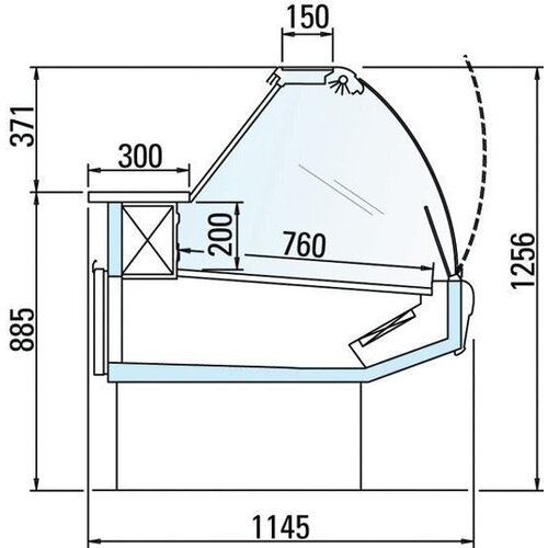 Arneg Comptoir de Refroidissement | Plan en Marbre | Eclairage | Disponibles en 5 Tailles Arneg Comptoir de Refroidissement | Plan en Marbre | Eclairage | Disponibles en 5 Tailles