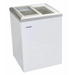 Elcold Congélateur Coffre avec Vitre Coullissante Plate | EXCELLENTE | Disponibles en 5 Tailles