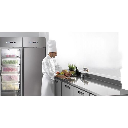 Afinox Congélateur Double INOX | R290 | 2/1GN | 1466x803x(H)2090mm