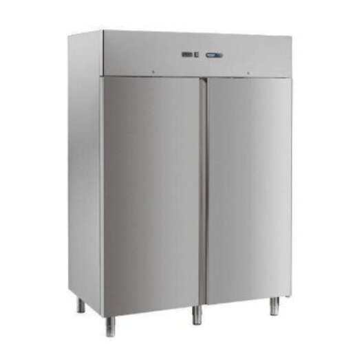 Afinox Réfrigérateur Double INOX | Format GN2/1 | 1466x803x(h)2090mm