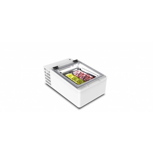 Framec Vitrine à Crèmes Glacées | Modèle de Table | 2x 5 Litres | 490x790x(h)345mm