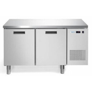 Afinox Plan de Travail Réfrigéré | 2 Portes | Anti Traces de Doigts | Afinox FRESH 2 TN I/A | 1400x700x850mm