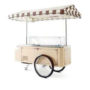 Isa Chariot à Glace Mobile | 6+6 Bacs 5L | en Verre | 200x128,5x(h)208,1 cm Isa Chariot à Glace Mobile | 6+6 Bacs 5L | en Verre | 200x128,5x(h)208,1 cm