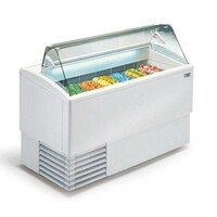 Vitrine à Glace | Vitrine en Verre | 4+(4) Bacs | 810 Watt | 82,4x76x(h)117,6 cm