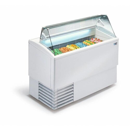 Isa Vitrine à Glace | Vitrine en Verre | 7+(7) Bacs | 830 Watt | 135,4x80x(h)117,6 cm Isa Vitrine à Glace | Vitrine en Verre | 7+(7) Bacs | 830 Watt | 135,4x80x(h)117,6 cm