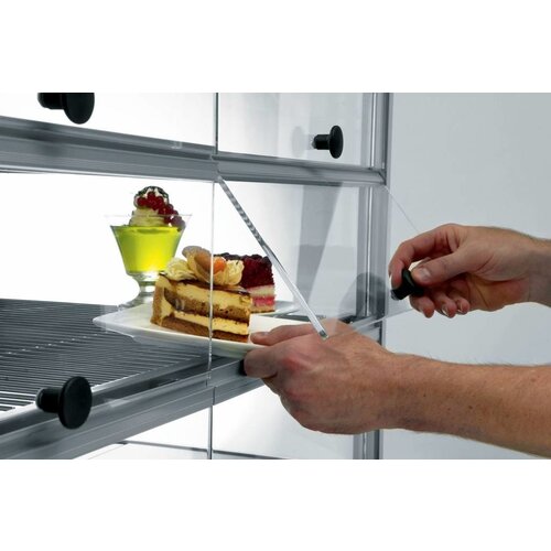 Lincat Vitrine Chauffante | Curved Lincat | Bombé | Self Service | 750x650(h)755mm 
