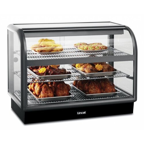 Lincat Vitrine Neutre | Curved Lincat | Avant Bombé | Self Service | 1000x650x(h)755mm