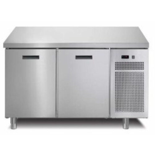 Afinox Comptoir Réfrigéré |  2 Portes | Avec ou Sans Plan de Travail | 1260x700x(h)900mm