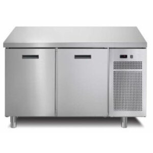 Afinox Comptoir Congelé | 2 Portes | Avec ou Sans Plan de Travail | 1260x700x(h)900mm
