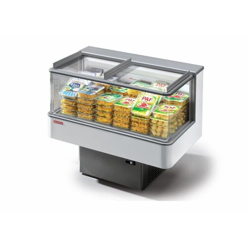 Oscartielle Ilot Réfrigéré PULSAR 70 | Self-Service avec Porte Vitrée | 740x550x(h)909mm