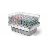 Ilot Réfrigéré | ALYA 200 | Self-Service Ouvert | 203x98,1x(H)91,2cm