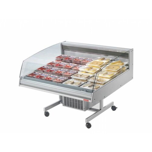 Oscartielle Vitrine Réfrigéré Supermarché | -1°/+7°C | Libre Service | BANCARELLA SELF 125 | 1288x1220x(H)1030mm